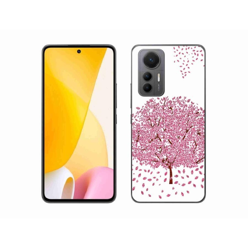 Gél borítás mmCase a Xiaomi 12 Lite számára - rajzfilmfa levelekkel