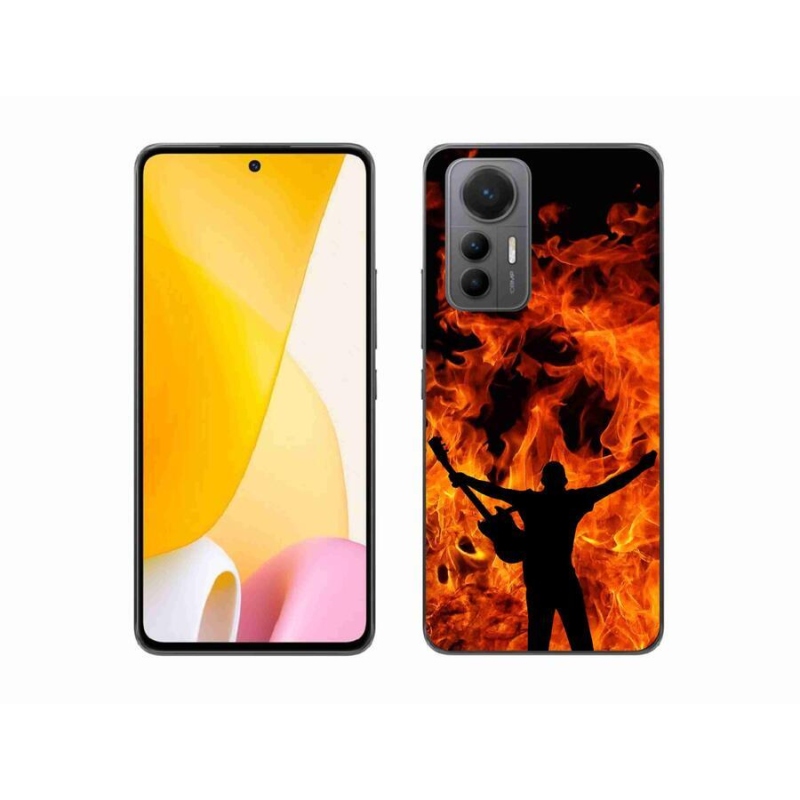 Gél borító mmCase a Xiaomi 12 Lite számára - zenész és tűz