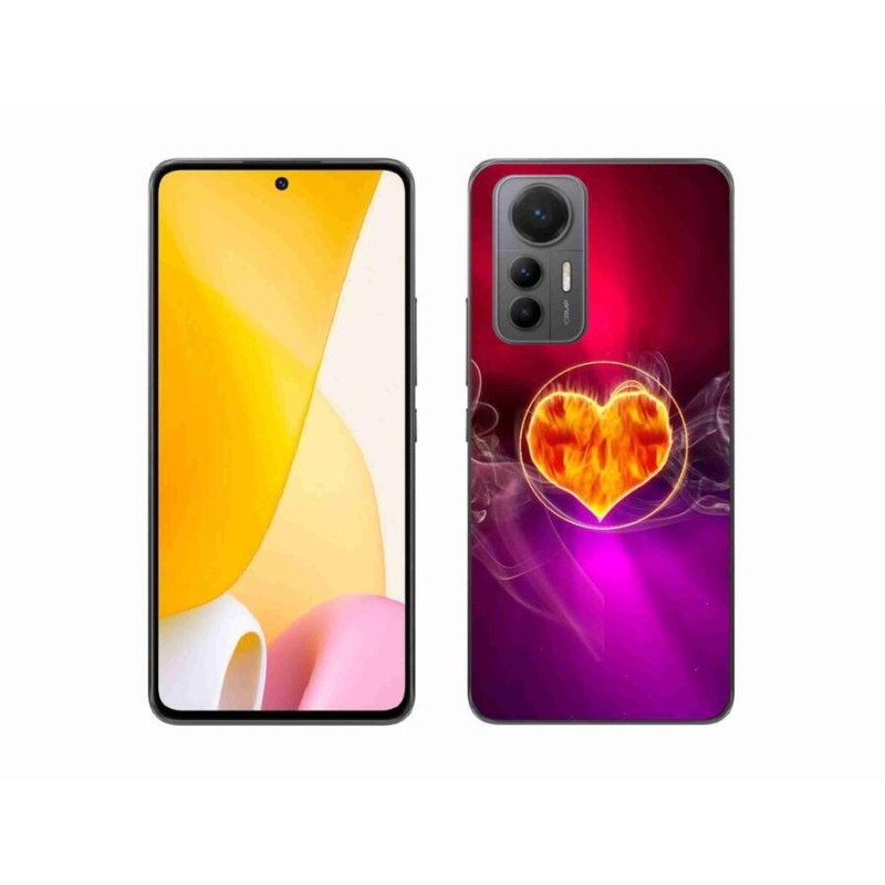 Gél borítás mmCase a Xiaomi 12 Lite számára - tüzes szív