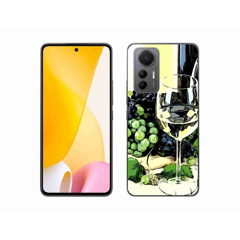 Gél borítás mmCase a Xiaomi 12 Lite számára - pohár bor