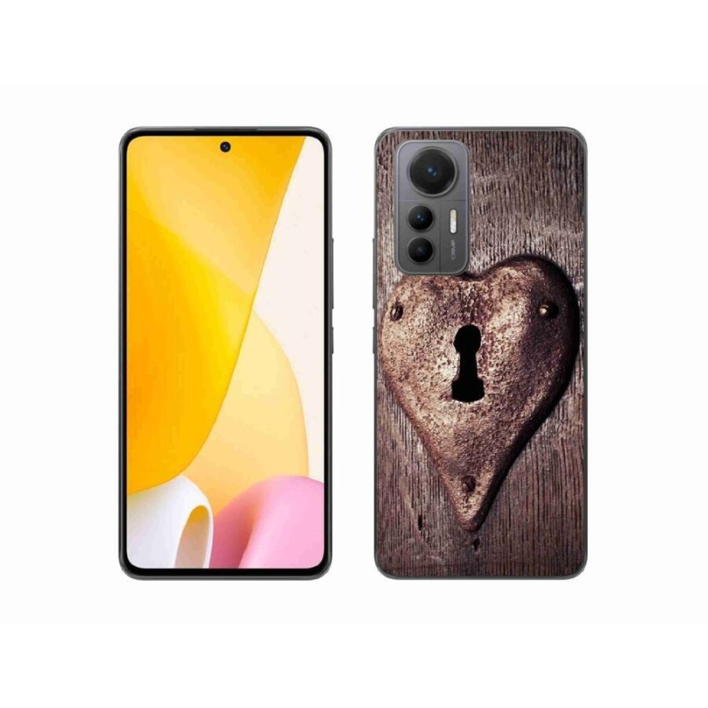 Gél borító mmCase a Xiaomi 12 Lite számára - szív alakú zár