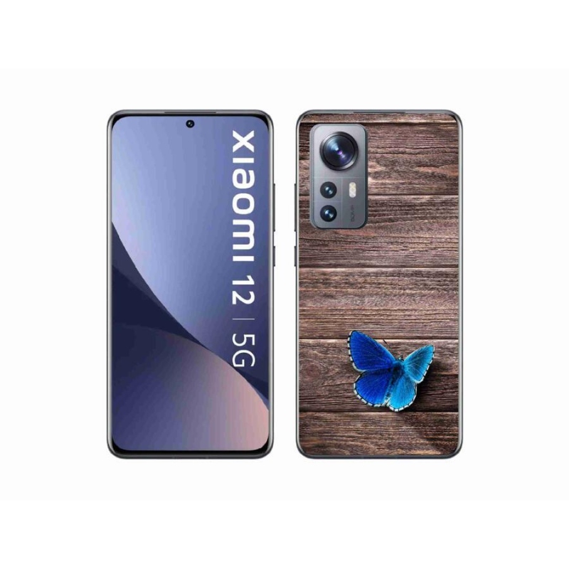 Gél borítás mmCase a Xiaomi 12 - kék pillangó 1