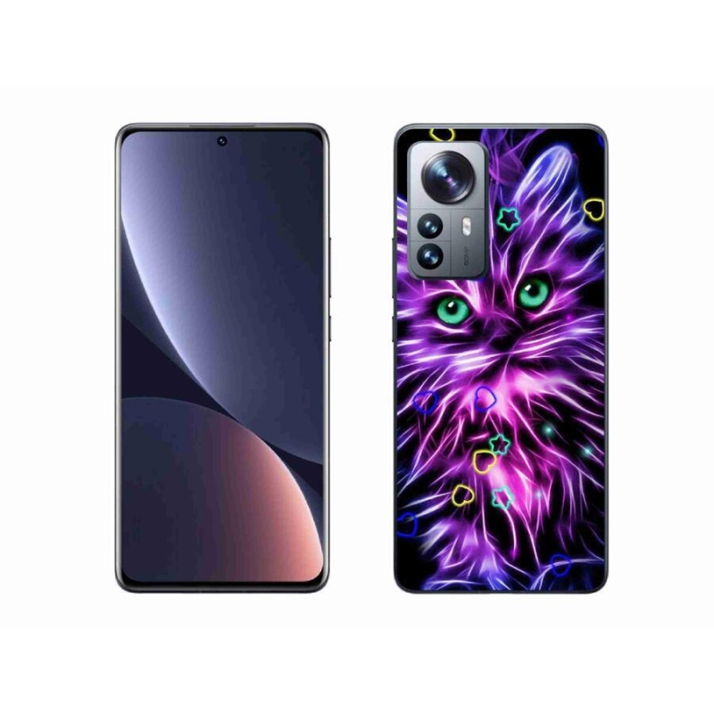 Gél borítás mmCase a Xiaomi 12 Pro számára - absztrakt macska