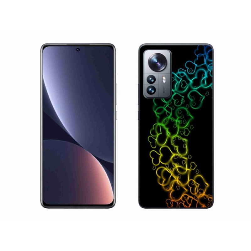 Gél borítás mmCase a Xiaomi 12 Pro-hoz - színes szívek