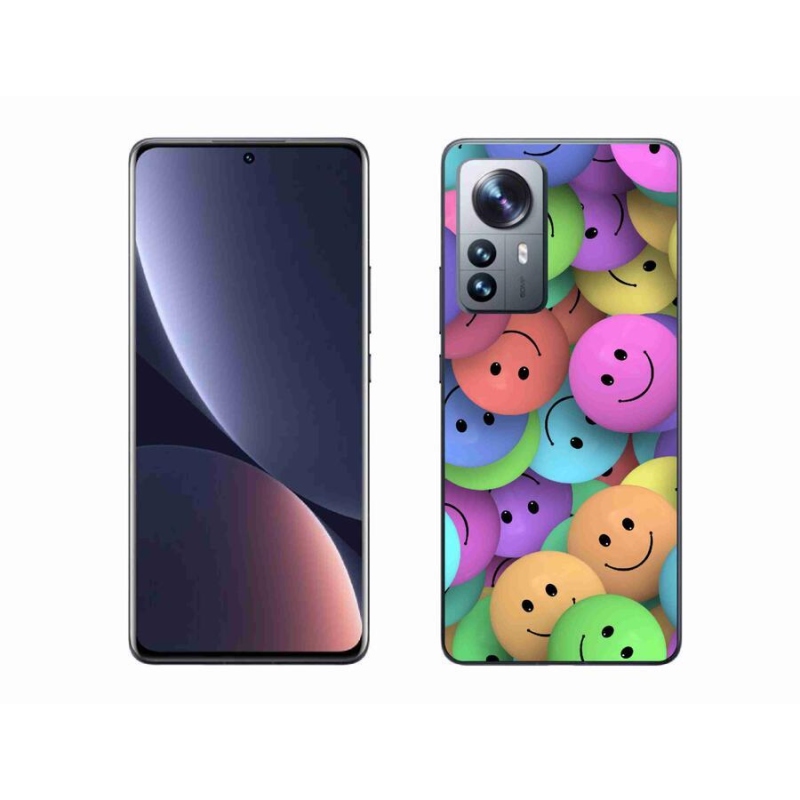Gél borító mmCase a Xiaomi 12 Pro-hoz - színes smiley-k