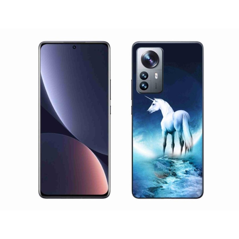 Gél borítás mmCase a Xiaomi 12 Pro-hoz - fehér egyszarvú