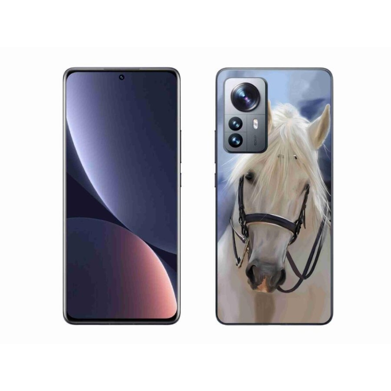 Gél borítás mmCase a Xiaomi 12 Pro-hoz - fehér ló