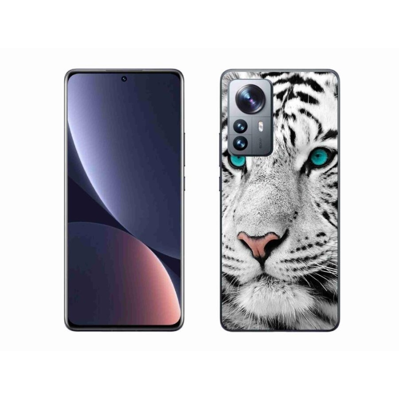 Gél borítás mmCase a Xiaomi 12 Pro számára - fehér tigris