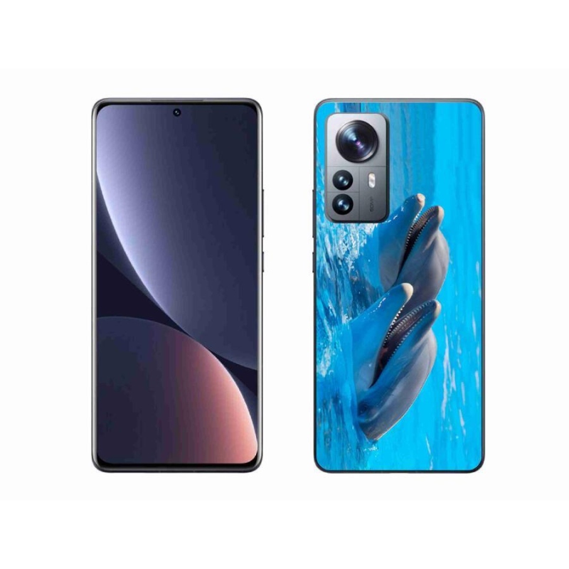Gél borítás mmCase a Xiaomi 12 Pro számára - delfinek