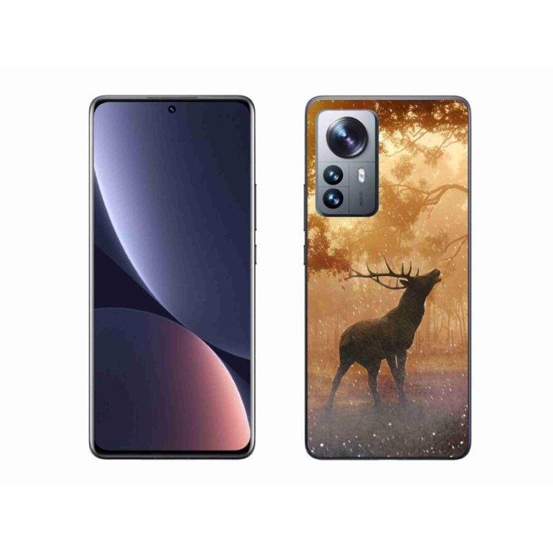 Gél borítás mmCase a Xiaomi 12 Pro számára - szarvas a szarvasbőgésben