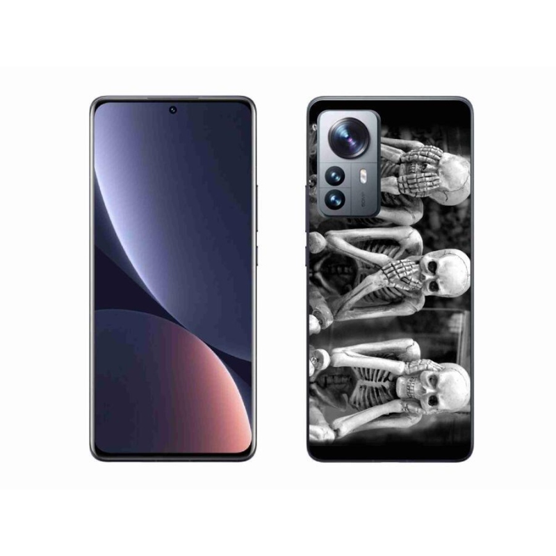 Gél borítás mmCase a Xiaomi 12 Pro számára - csontvázak