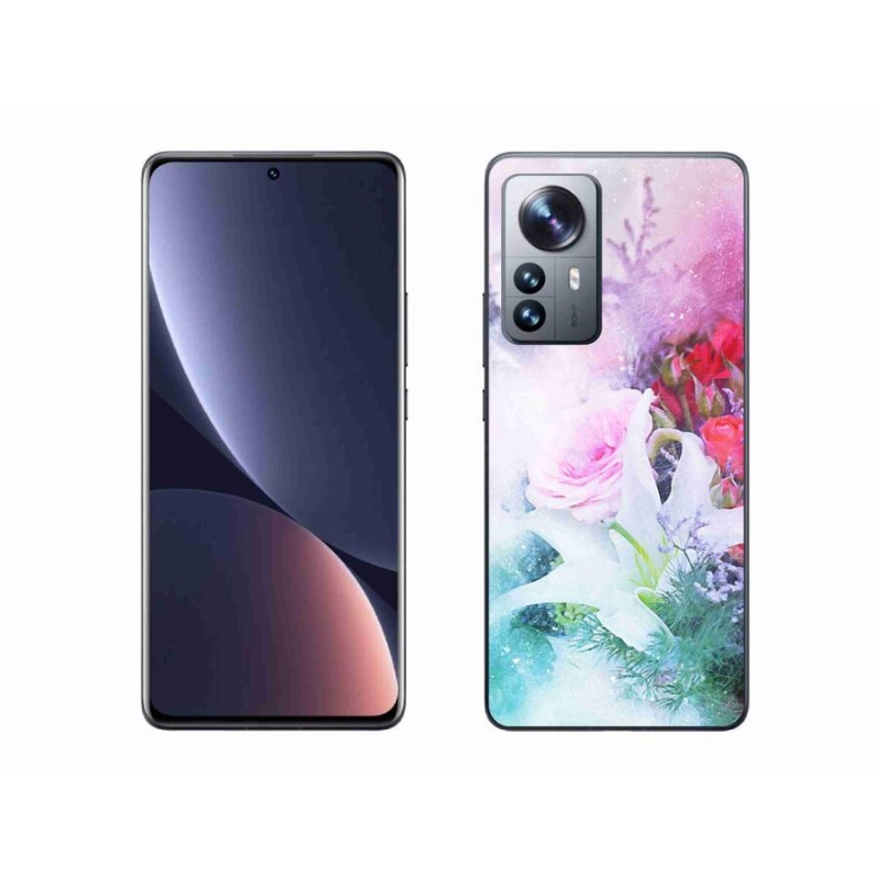 Gél borítás mmCase a Xiaomi 12 Pro számára - virágok 4