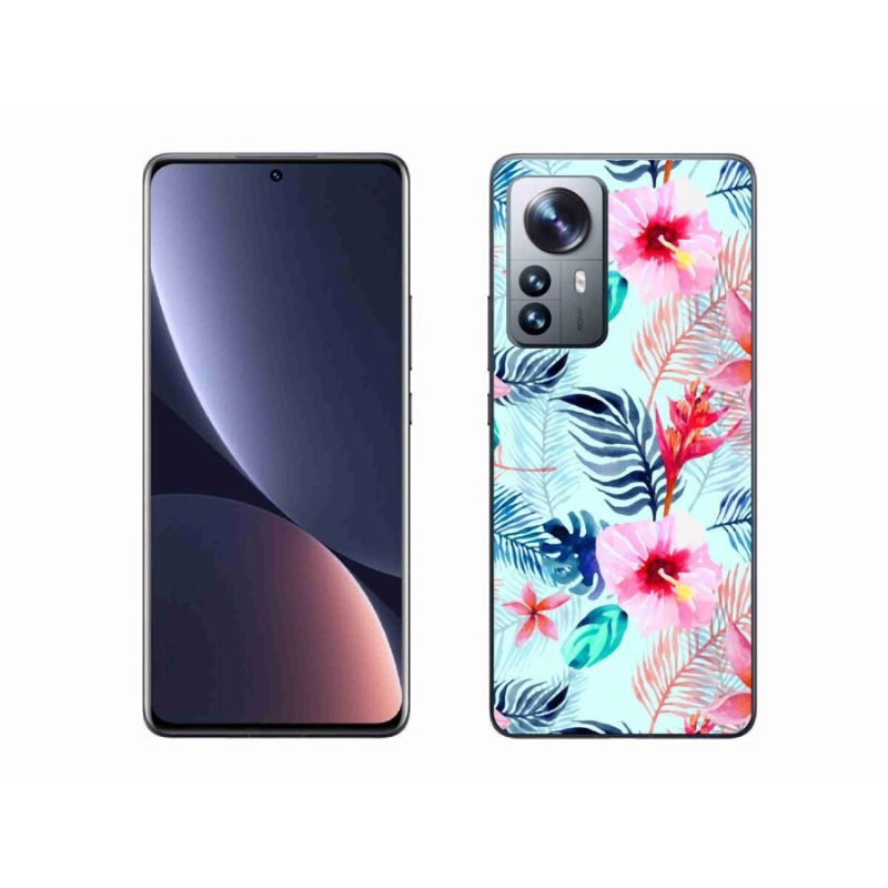 Gél borítás mmCase a Xiaomi 12 Pro számára - virágok