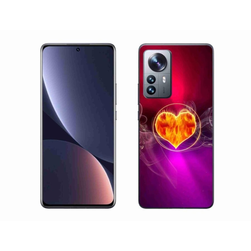 Gél borítás mmCase a Xiaomi 12 Pro számára - tüzes szív