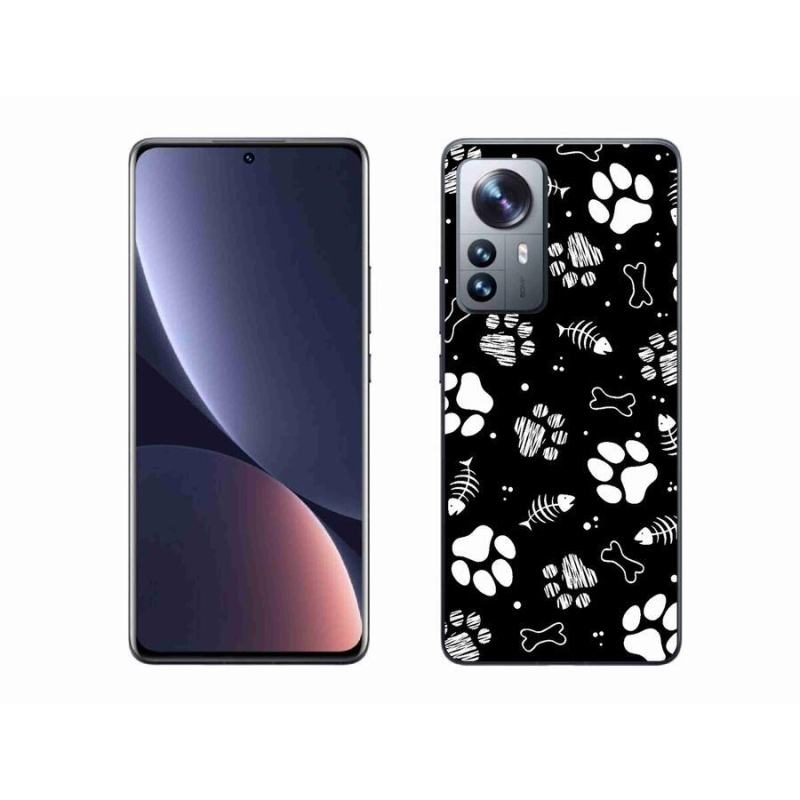 Gél borítás mmCase a Xiaomi 12 Pro számára - kutyamancsok