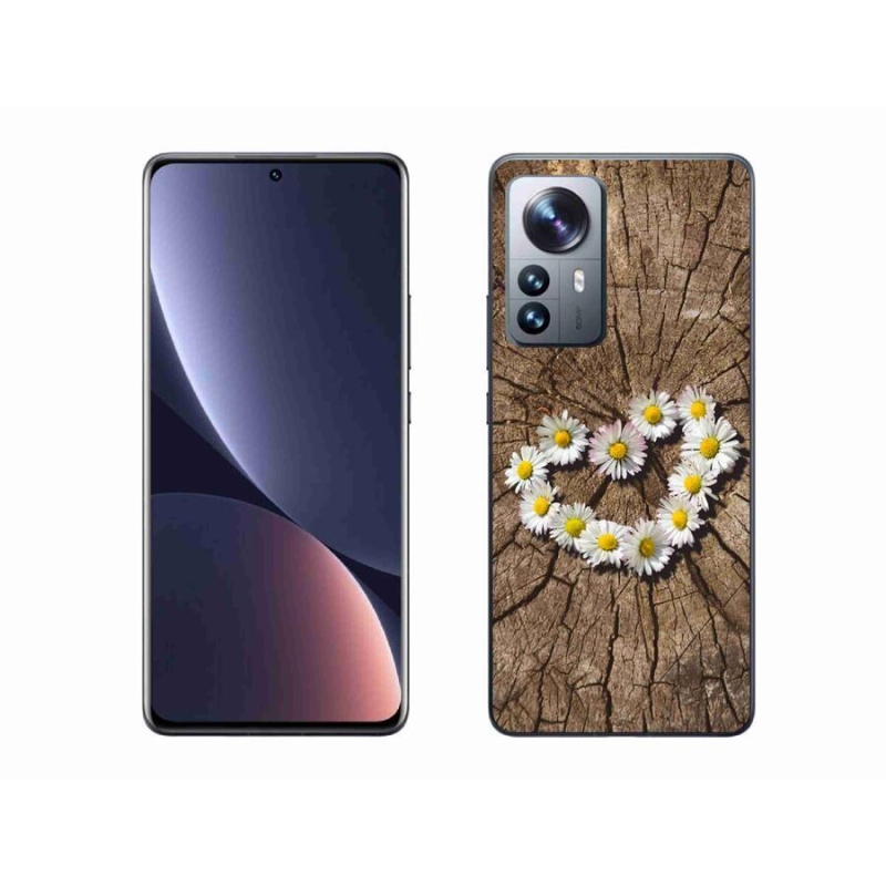 Gél borítás mmCase a Xiaomi 12 Pro számára - százszorszépek szíve