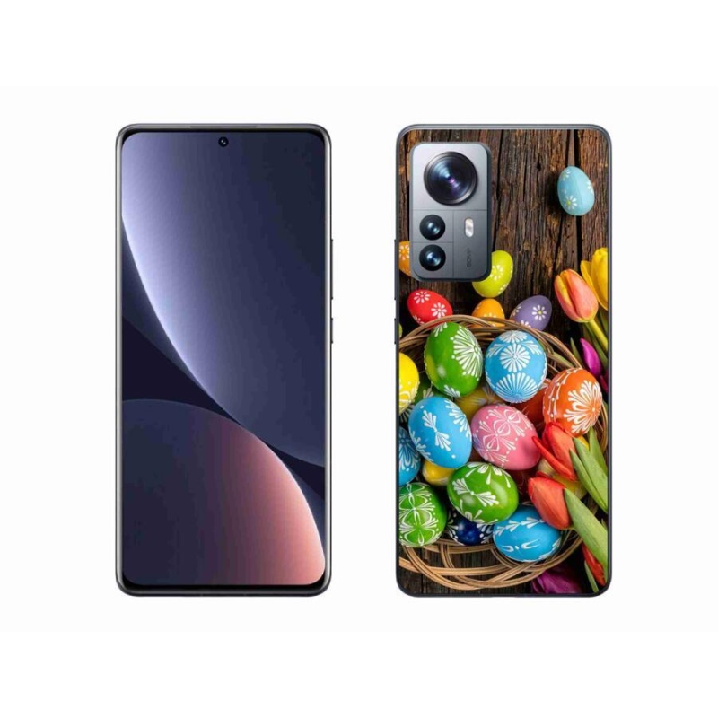 Gél borítás mmCase a Xiaomi 12 Pro számára - Húsvéti tojások