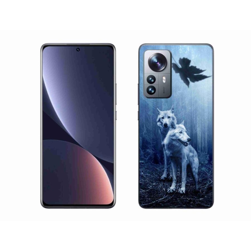 Gél borítás mmCase a Xiaomi 12 Pro számára - farkasok az erdőben