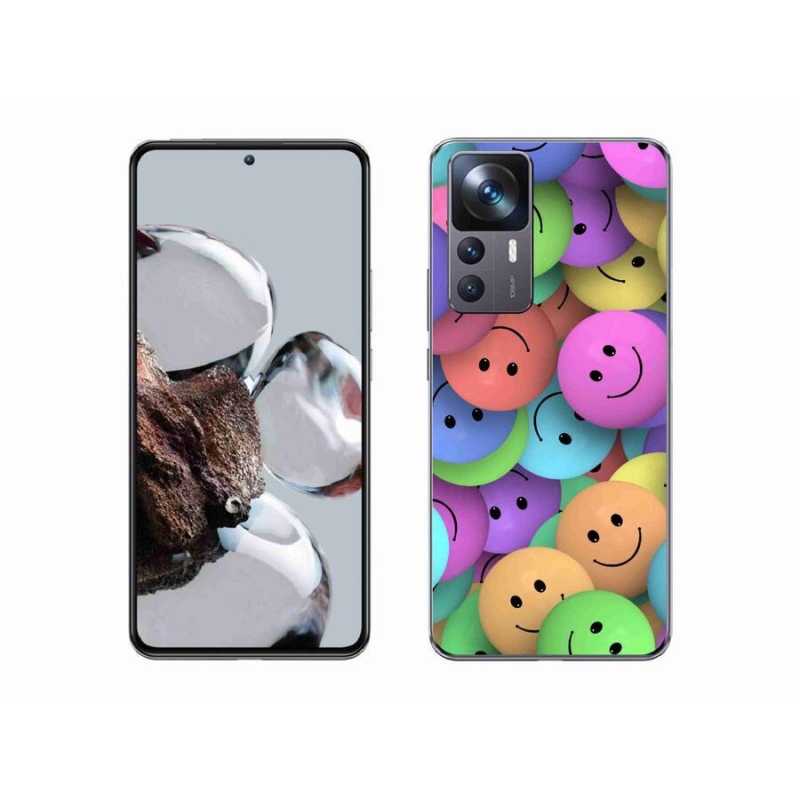 Gél borítás mmCase a Xiaomi 12T-hez - színes smiley-k