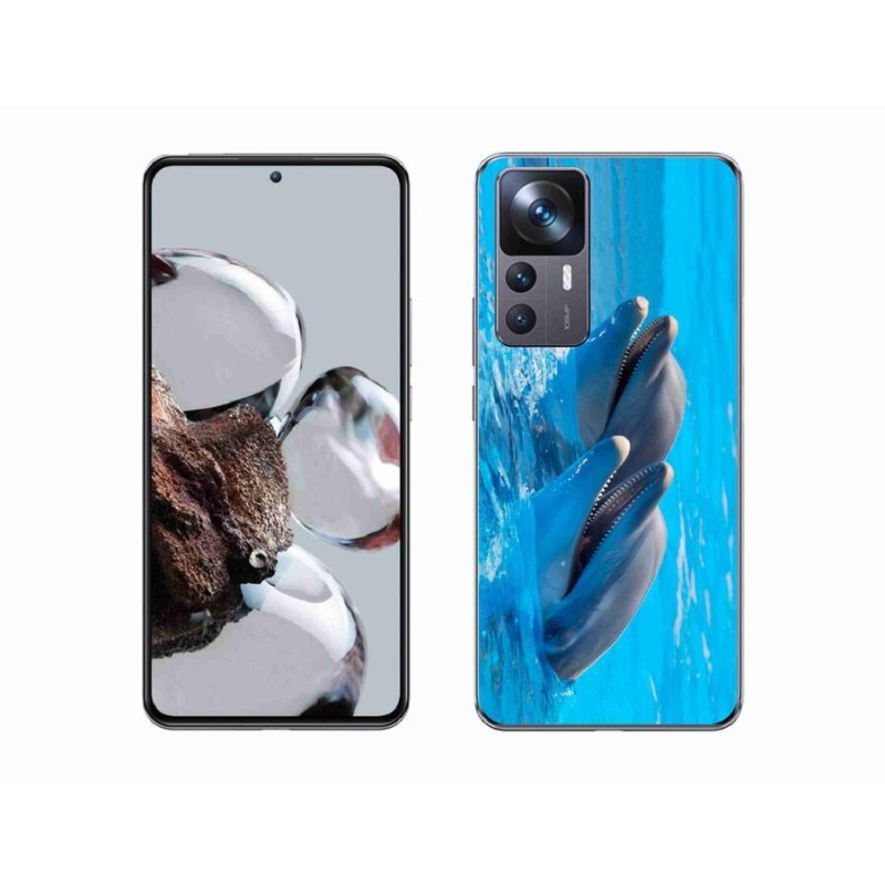 Gél borítás mmCase a Xiaomi 12T-hez - delfinek