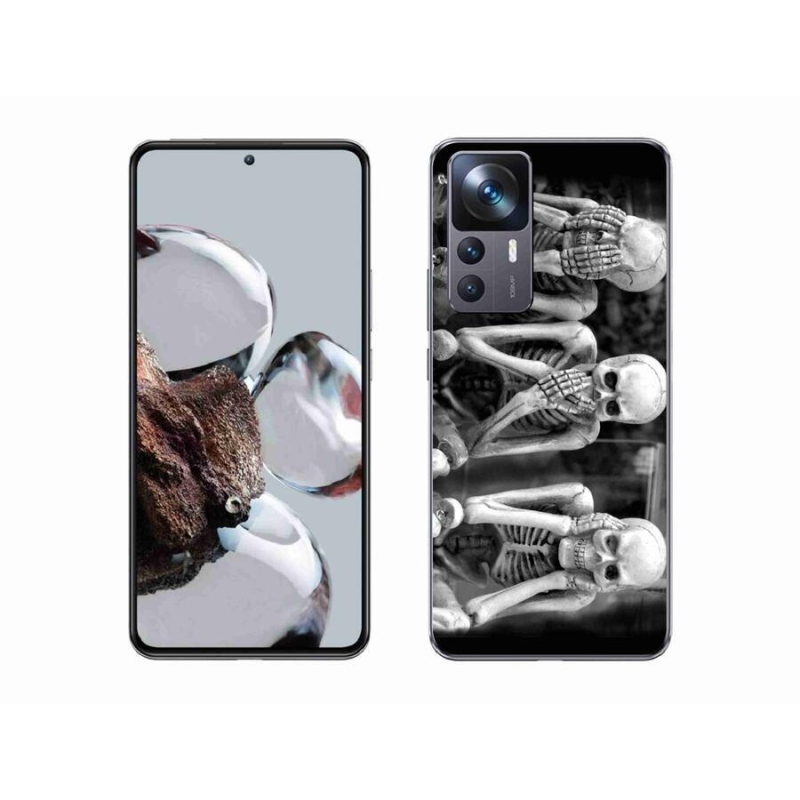 Gél borítás mmCase a Xiaomi 12T-hez - csontvázak