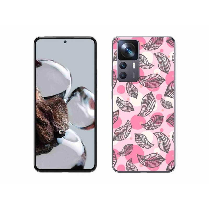 Gél borító mmCase a Xiaomi 12T-hez - rajzfilmes hulló levelek