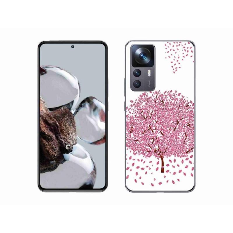 Gél borító mmCase a Xiaomi 12T-hez - rajzfilmfa levelekkel