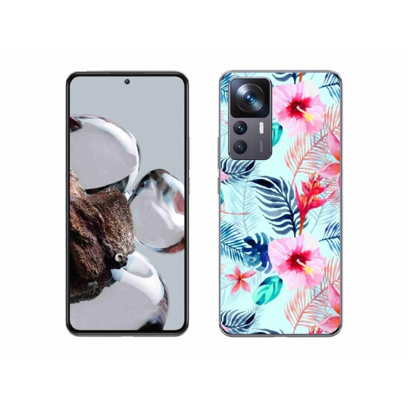 Gél borítás mmCase a Xiaomi 12T számára - virágok