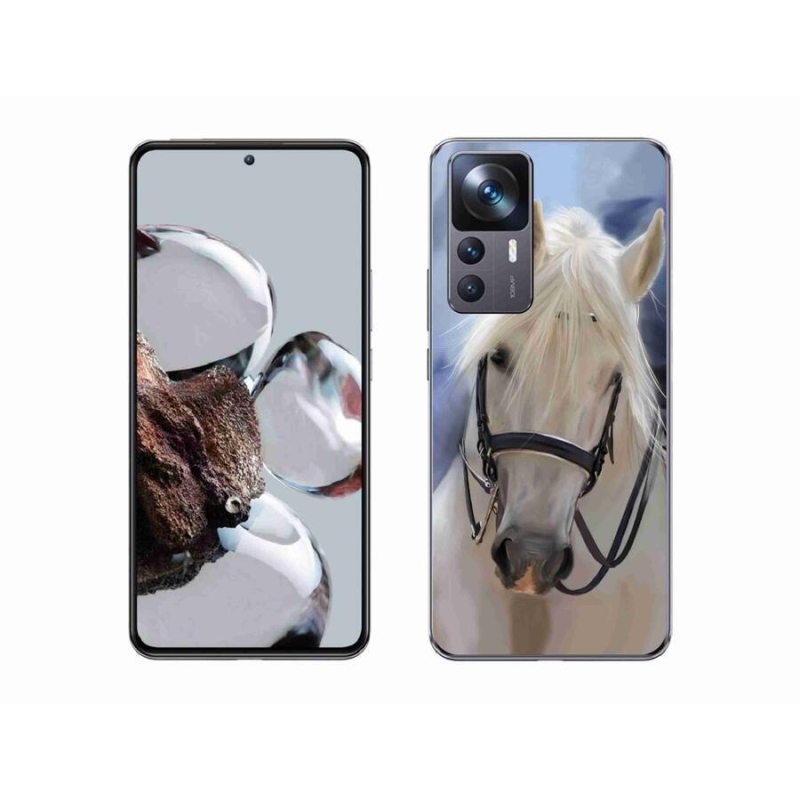 Gél borítás mmCase a Xiaomi 12T Pro számára - fehér ló