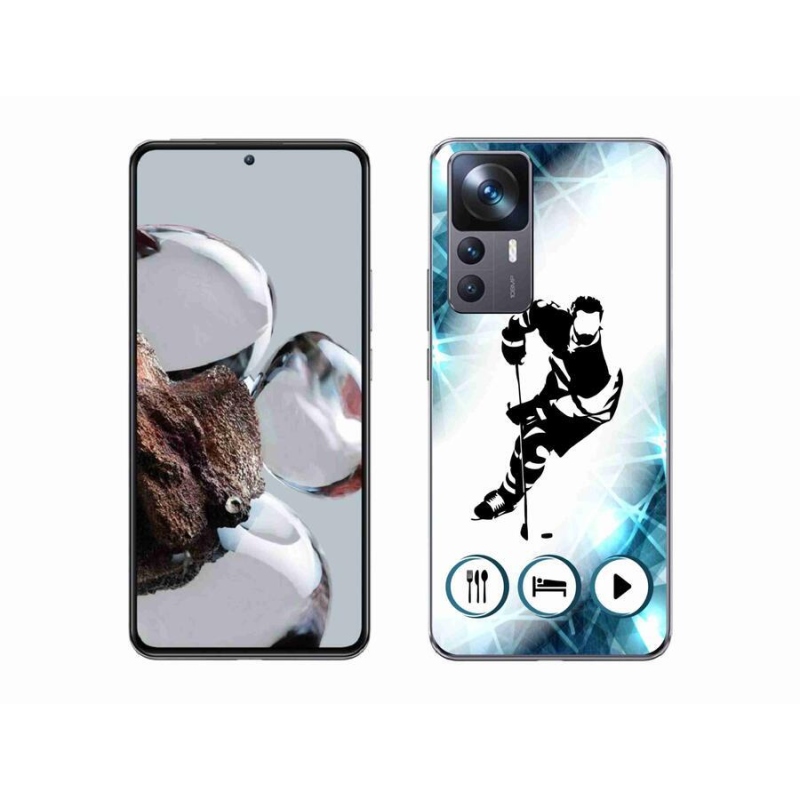 Gél borítás mmCase a Xiaomi 12T Pro számára - jégkorong 1