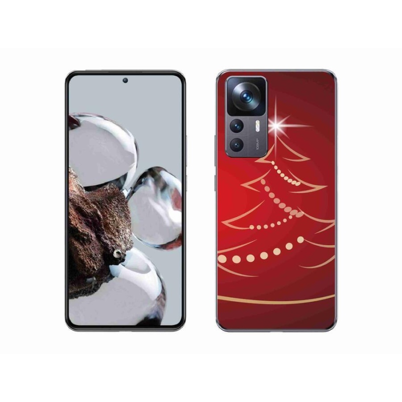 Gél borítás mmCase a Xiaomi 12T Pro számára - karikatúra karácsonyfa