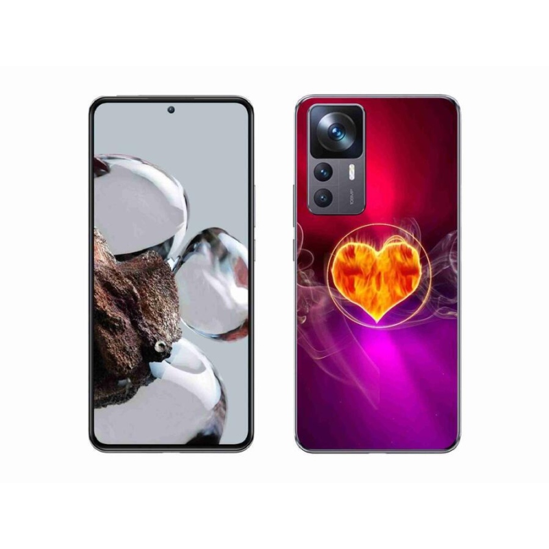 Gél borítás mmCase a Xiaomi 12T Pro számára - tüzes szív