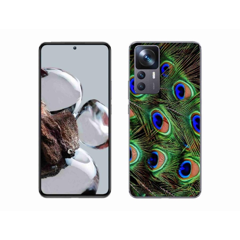 Zselés borítás mmCase a Xiaomi 12T Pro számára - pávatoll