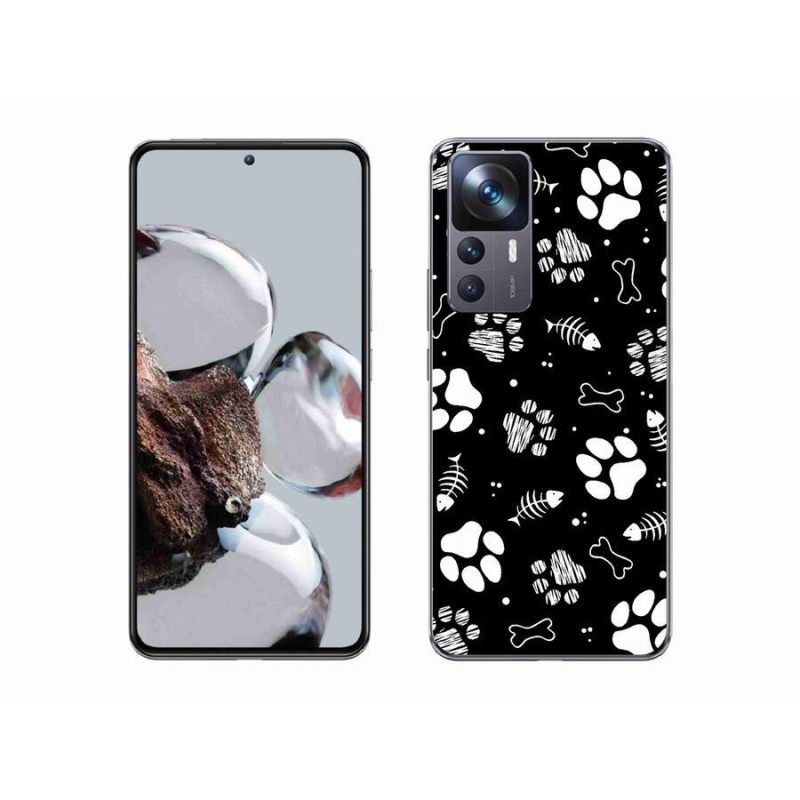 Gél borítás mmCase a Xiaomi 12T Pro számára - kutyamancsok