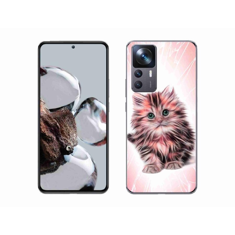 Gél borítás mmCase a Xiaomi 12T Pro számára - aranyos cica