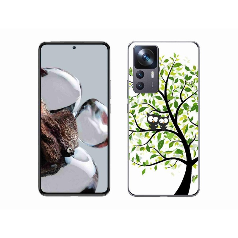 Gél borítás mmCase a Xiaomi 12T Pro számára - baglyok a fán