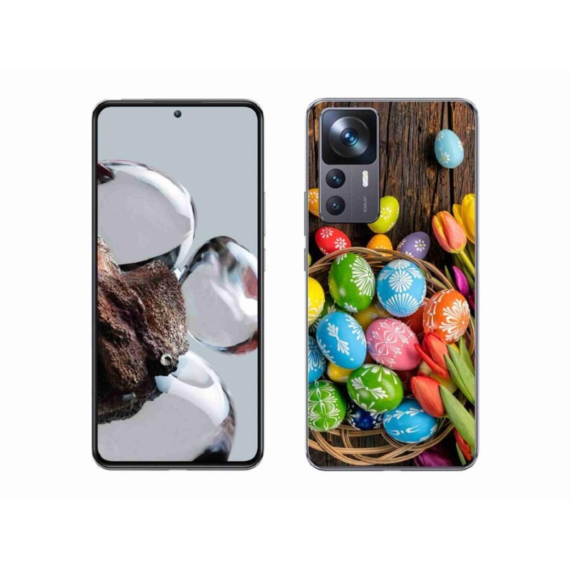 Gél borítás mmCase a Xiaomi 12T Pro számára - Húsvéti tojások