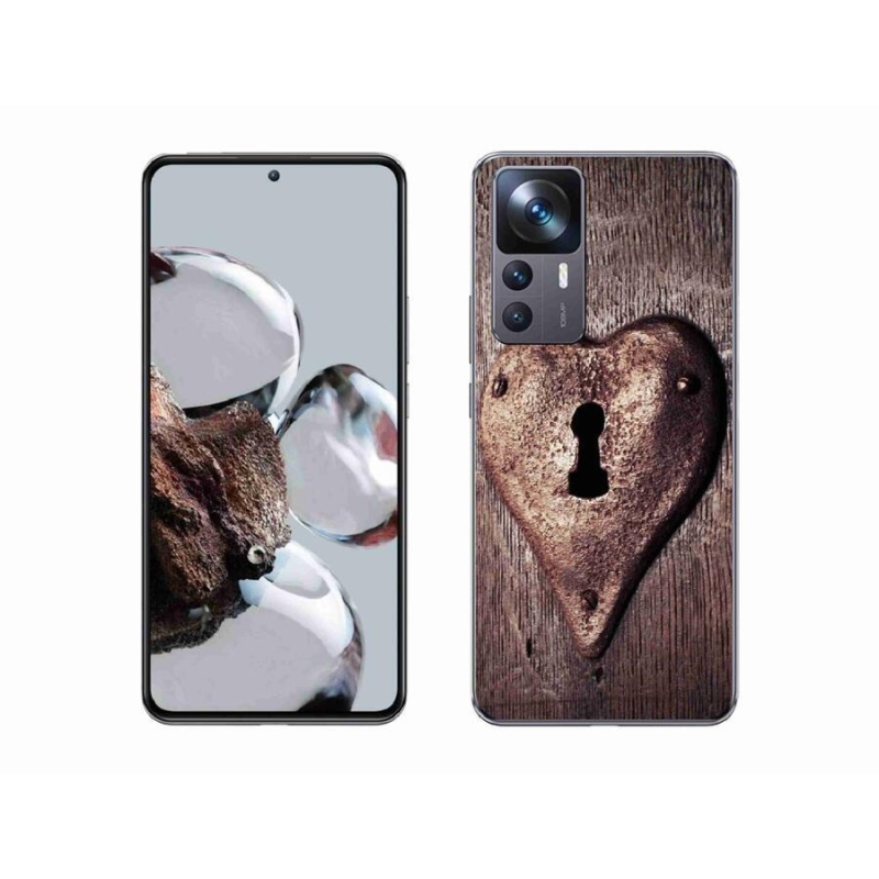 Gél borító mmCase a Xiaomi 12T Pro számára - szív alakú zár