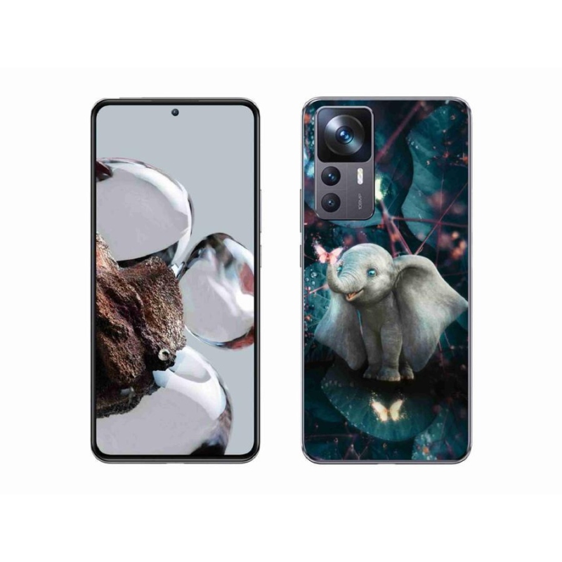 Gél borító mmCase a Xiaomi 12T-hez - aranyos elefánt