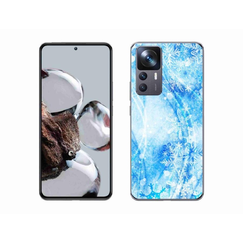 Gél borítás mmCase a Xiaomi 12T-hez - hópelyhek
