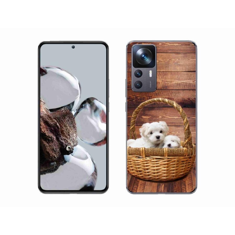 Gél borítás mmCase a Xiaomi 12T-hez - kölyökkutyák