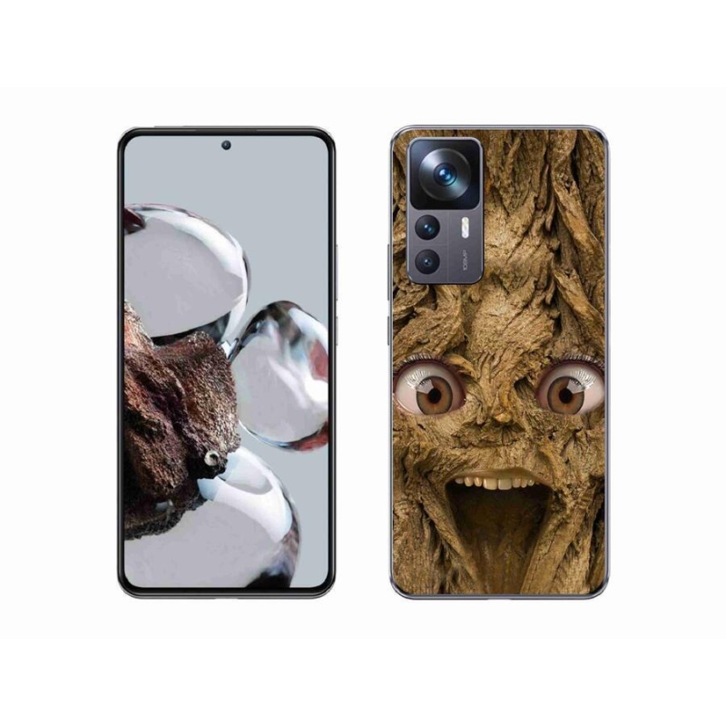 Gél borító mmCase a Xiaomi 12T-hez - vidám fa szemekkel