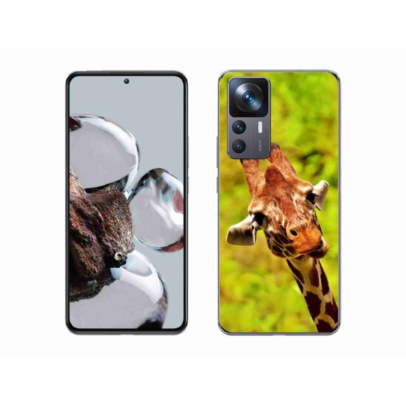 Gél borítás mmCase a Xiaomi 12T-hez - zsiráf
