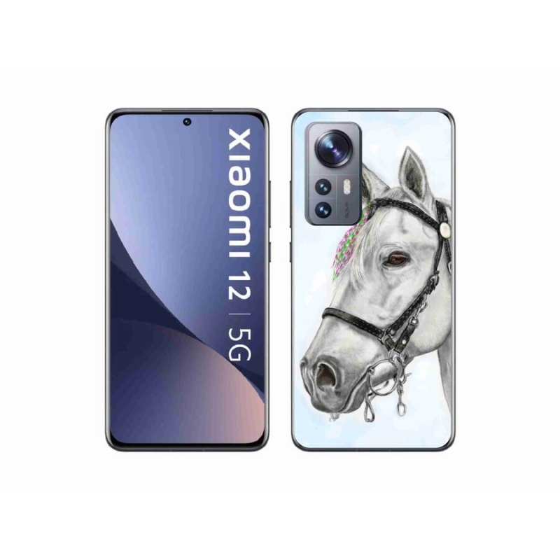 Gél borítás mmCase a Xiaomi 12X-hez - fehér ló 1