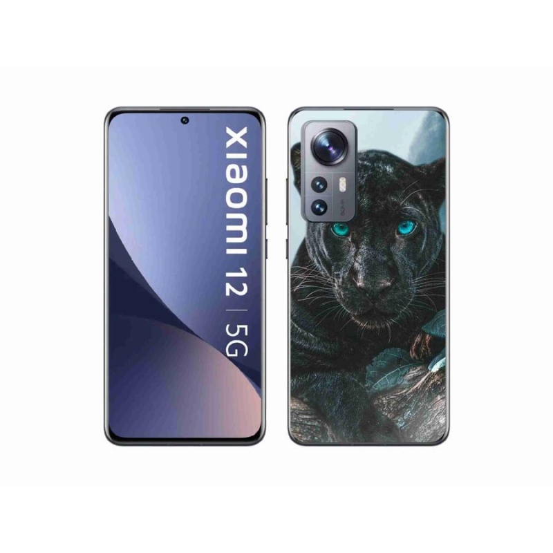 Gél borítás mmCase a Xiaomi 12X-hez - fekete párduc