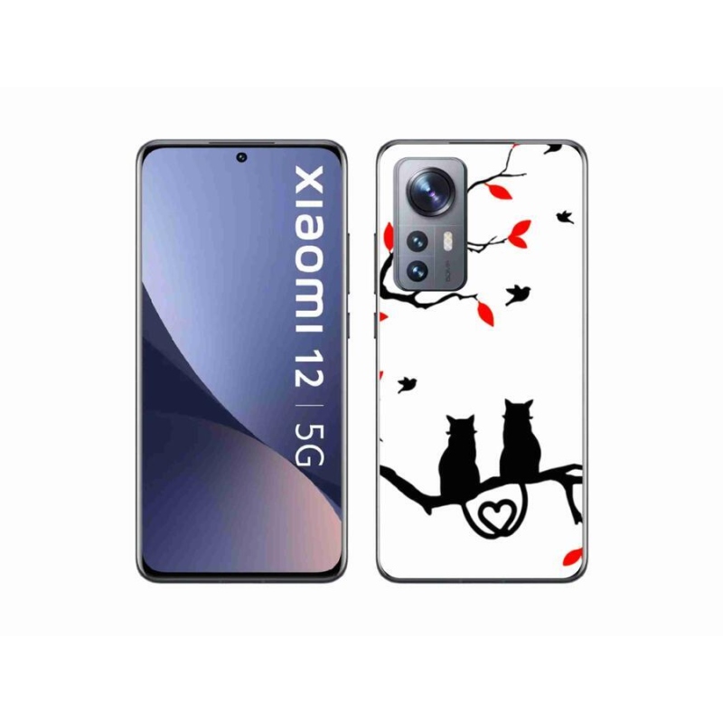 Gél borító mmCase a Xiaomi 12X-hez - macska szeretet