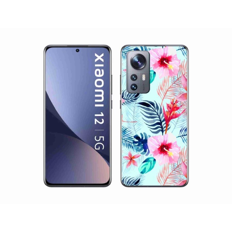 Gél borító mmCase a Xiaomi 12X-hez - virágok