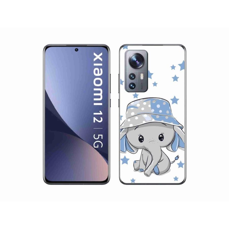 Gél borítás mmCase a Xiaomi 12X-hez - kék elefánt