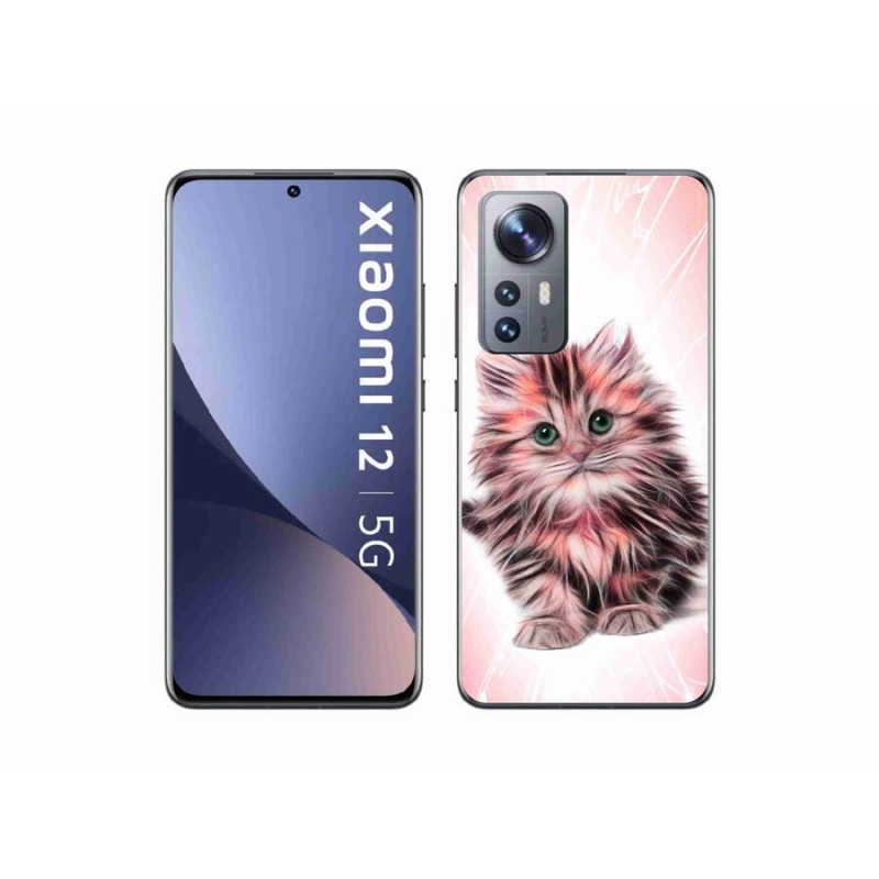 Gél borító mmCase a Xiaomi 12X-hez - aranyos cica