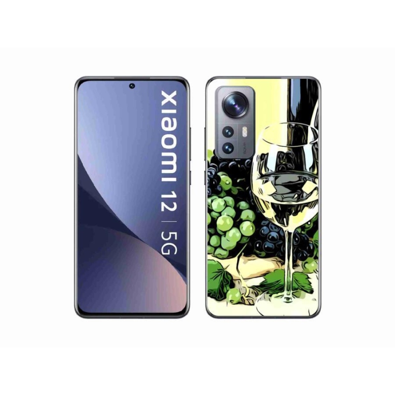 Gél borítás mmCase a Xiaomi 12X-hez - pohár bor